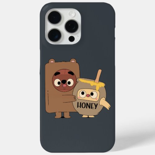 The Bear And The Honey Funny Couple Fizz and Sweet iPhone 15 Pro Max Case