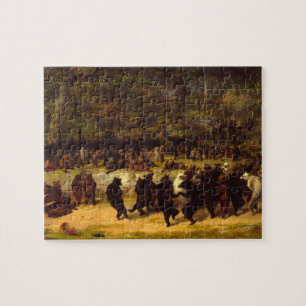 The Bear Dance by William Holbrook Beard Jigsaw Puzzle