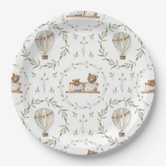 The Bear Family Paper Plates