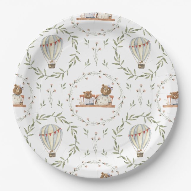 The Bear Family Paper Plates (Front)
