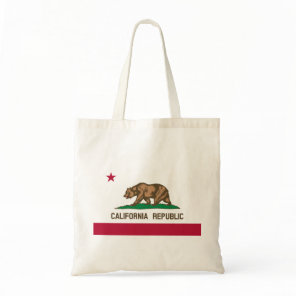 The Bear Flag - Flag of the State of California Tote Bag