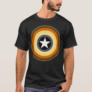 The Bear Geek's Captain Bear Pride shield T-Shirt