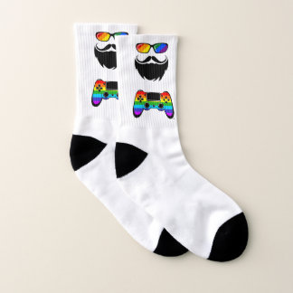 The Bear Geek's Rainbow LGBT Pride socks