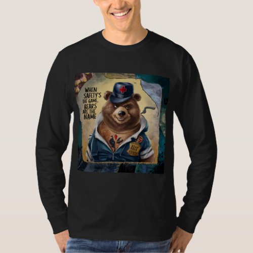 The bear I choosee Bear the ultimate Wingman  T_Shirt