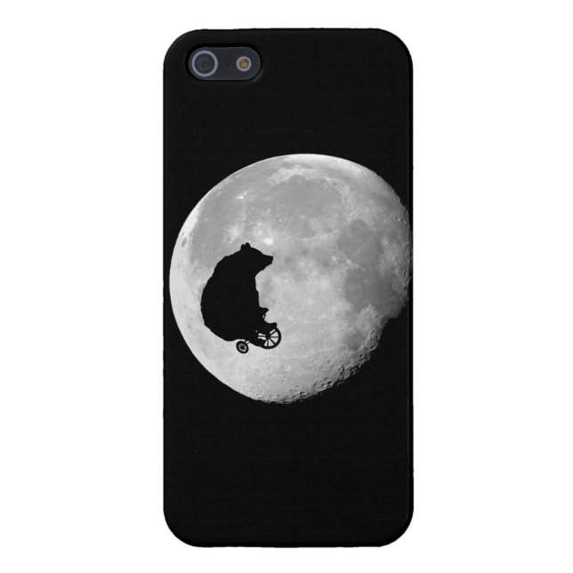 The Bear in the Moon iPhone Case (Back)