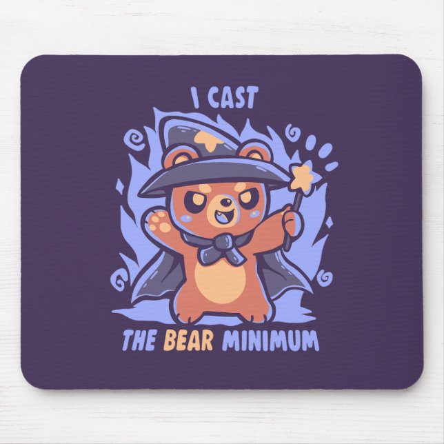 The Bear Minimum Spell Mouse Pad (Front)