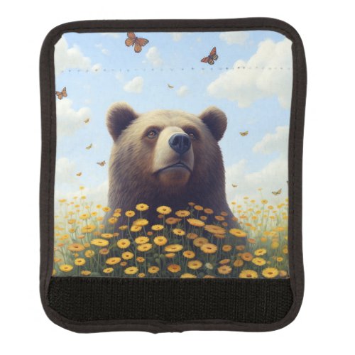 The Bears Dreamy Dance with Butterflies Luggage Handle Wrap