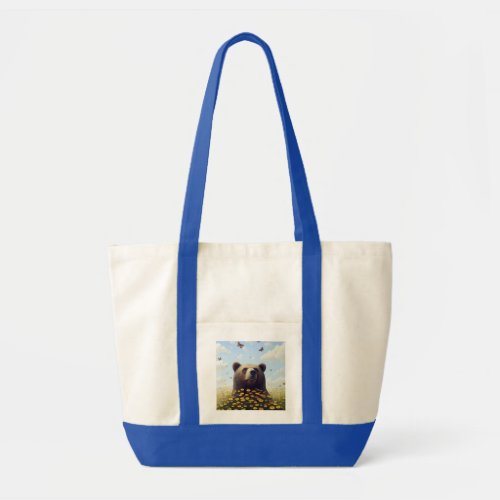 The Bears Dreamy Dance with Butterflies Tote Bag