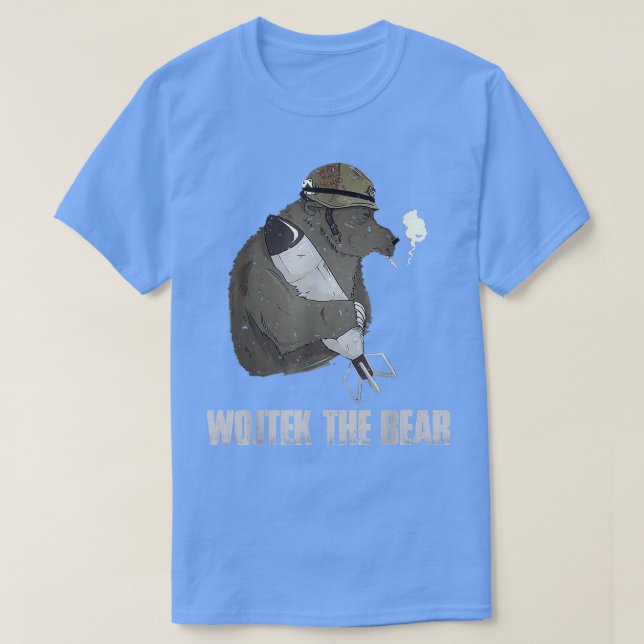 The bear Wojtek Polish Bear  T-Shirt (Design Front)