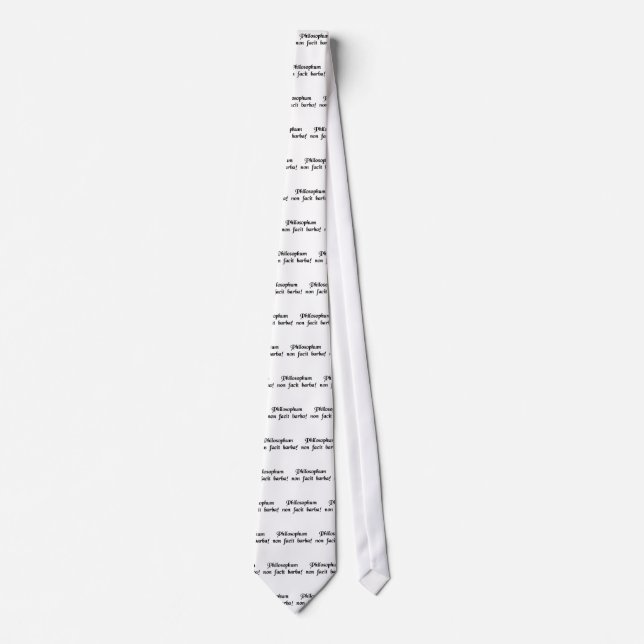 The beard does not define a philosopher. tie (Front)