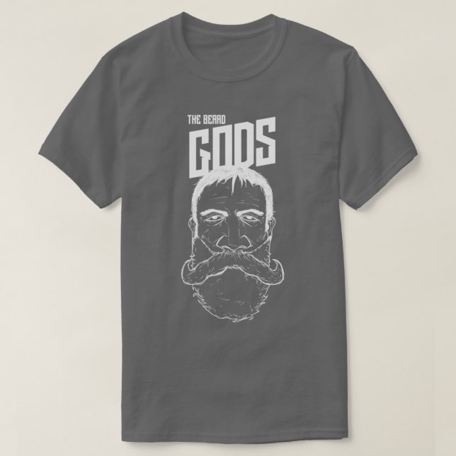 The Beard Gods Beard Lovers Dont Shave Funny Beard T-Shirt (Design Front)