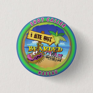 The Bearded Clam Button