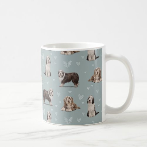 The Bearded Collie Dog Coffee Mug