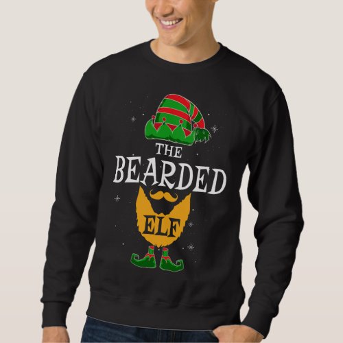 The Bearded Elf Group Matching Family Christmas Da Sweatshirt