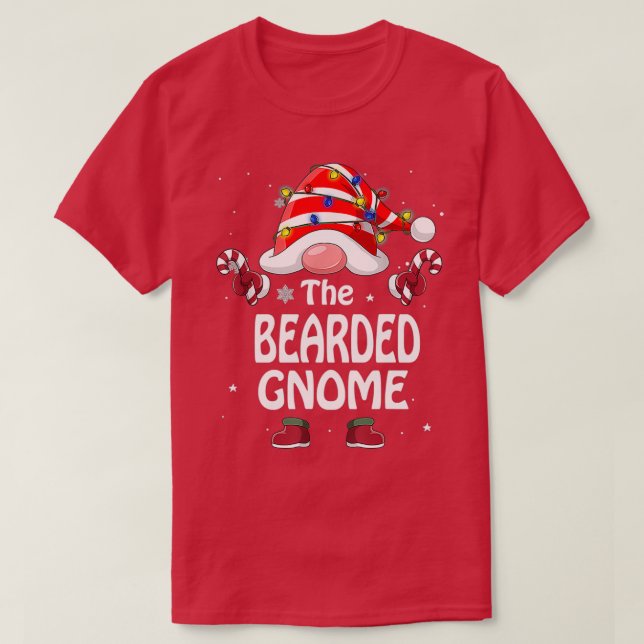 The Bearded Gnome Tree Light Buffalo T-Shirt (Design Front)