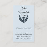The Bearded Man Barber Shop Business Card at Zazzle