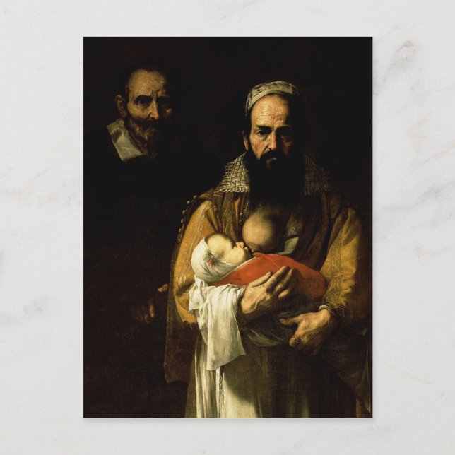 The Bearded Woman Breastfeeding, 1631 Postcard (Front)
