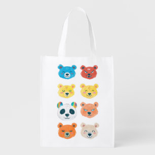 The Bears of Personality Grocery Bag