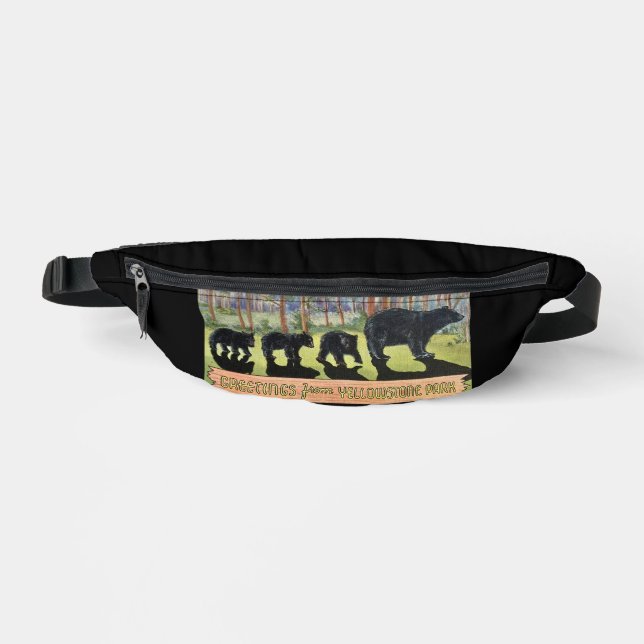 The Bears of Yellowstone Park Fanny Pack (Front)