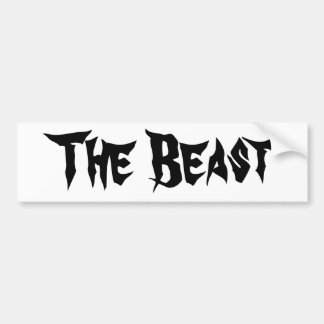 The Beast Bumper Sticker