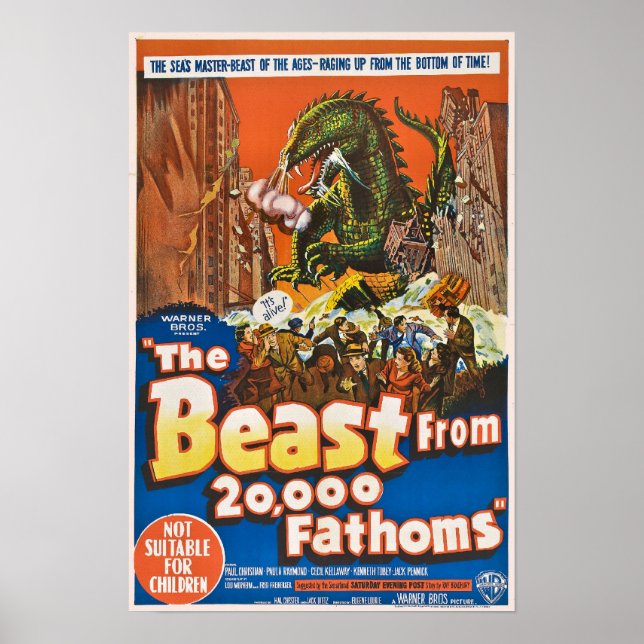 The Beast from 20,000 Fathoms Poster (Front)