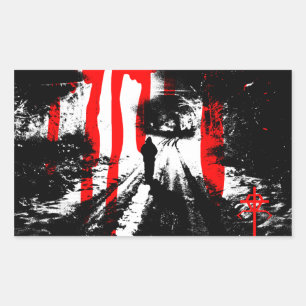 The Beast Inside Rectangular Sticker