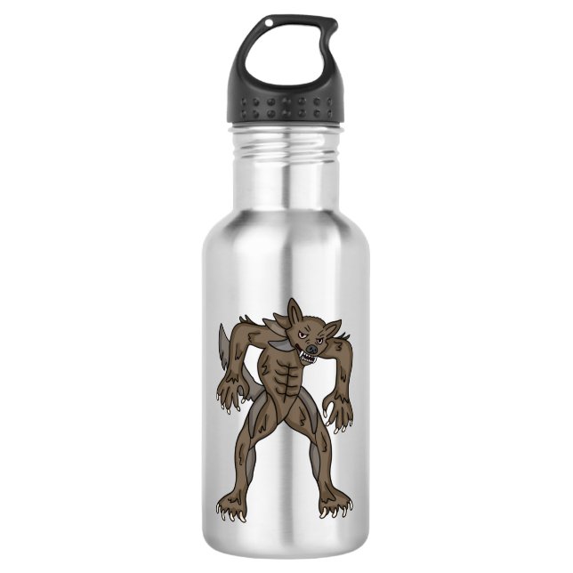 The Beast of Bray Road  Stainless Steel Water Bottle (Front)