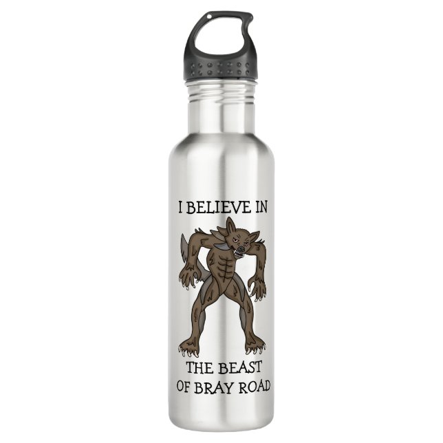 The Beast of Bray Road  Stainless Steel Water Bottle (Front)