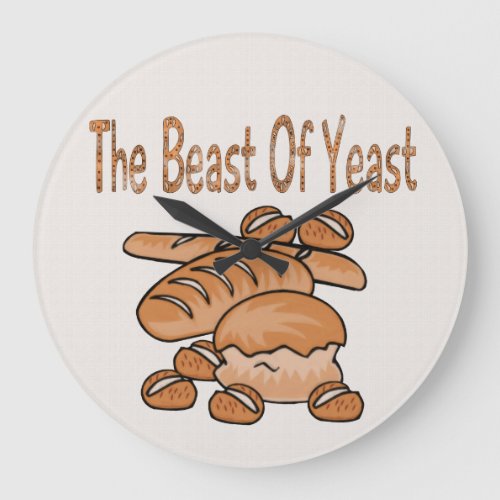 The Beast of Yeast Large Clock