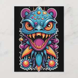 The Beast Will Feast Without Warning - Ken Gage Postcard