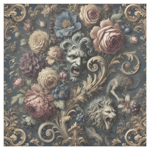 The Beast Within – Gothic Statement Tile Fabric