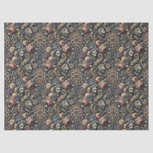 The Beast Within – Gothic Victorian Tissue Paper (Front)