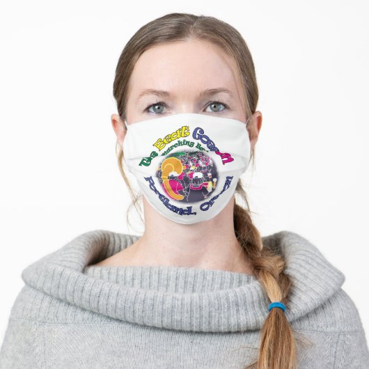 The Beat Goes On Marching Band Face Mask (Worn)