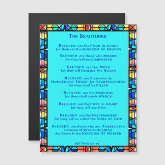 The Beatitudes from Jesus' Sermon on the Mount