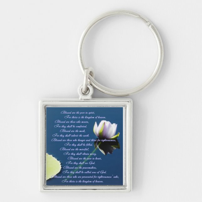 The Beatitudes Keychain (Front)