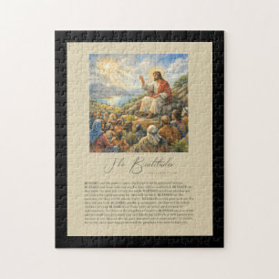 The Beatitudes Matthew 5:3–12 Sermon on the Mount Jigsaw Puzzle
