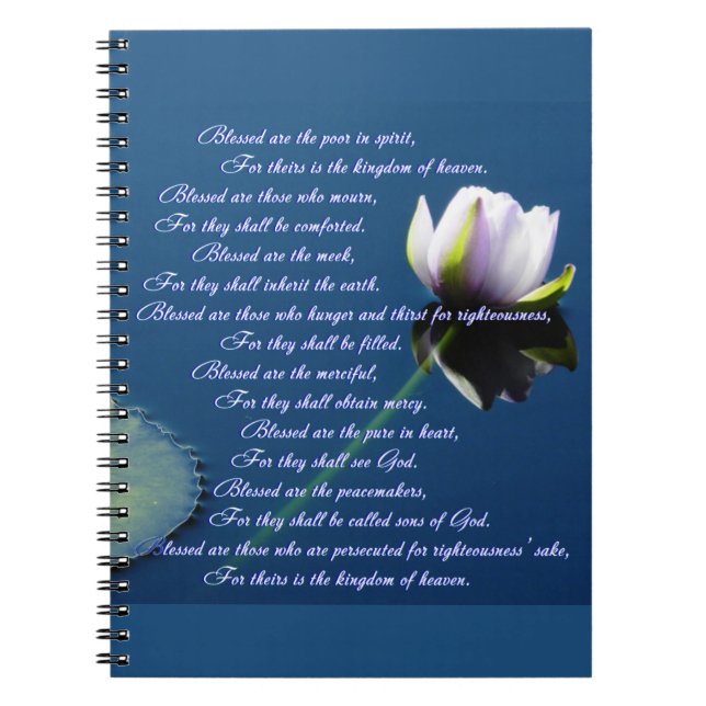 The Beatitudes Notebook (Front)