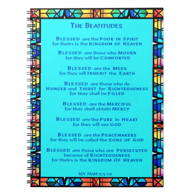 The Beatitudes Notebook (Front)