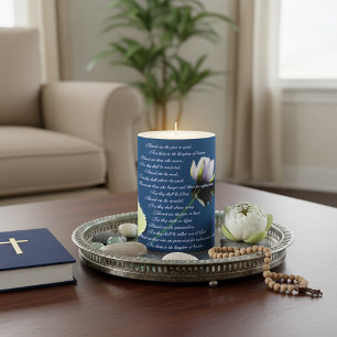  The Beatitudes  Pillar Candle