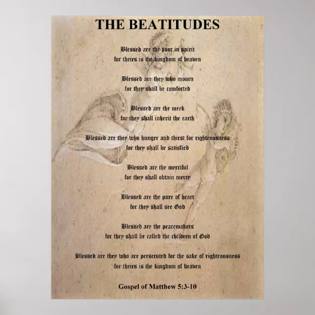 The Beatitudes Poster | Zazzle