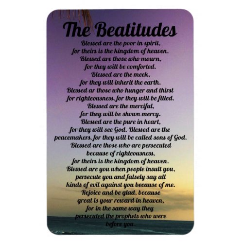 The Beatitudes Refrigerator Magnet