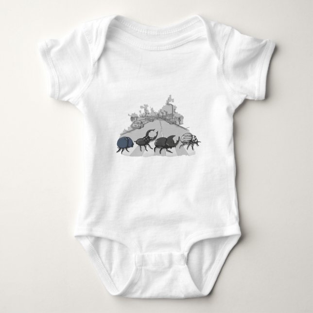 The Beatles Baby Bodysuit (Front)