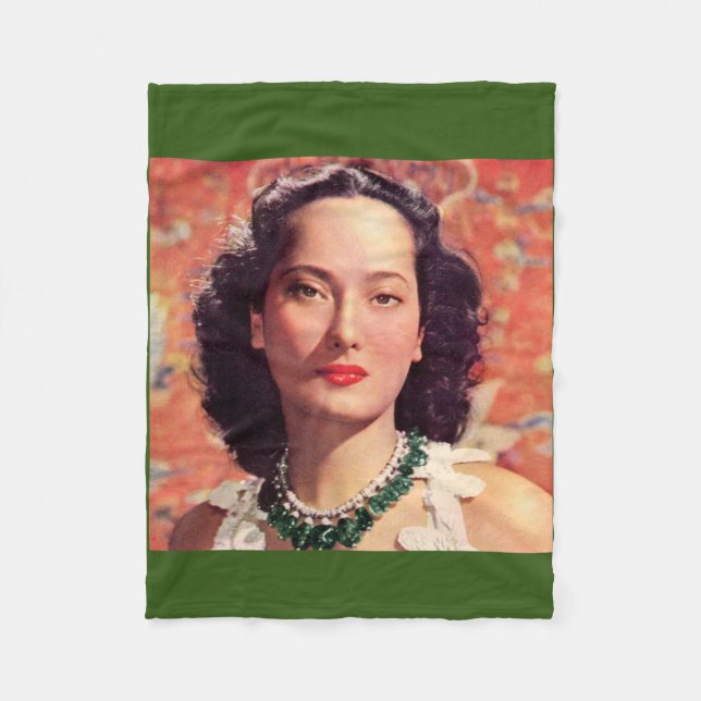 the beauteous Merle Ober Fleece Blanket (Front)