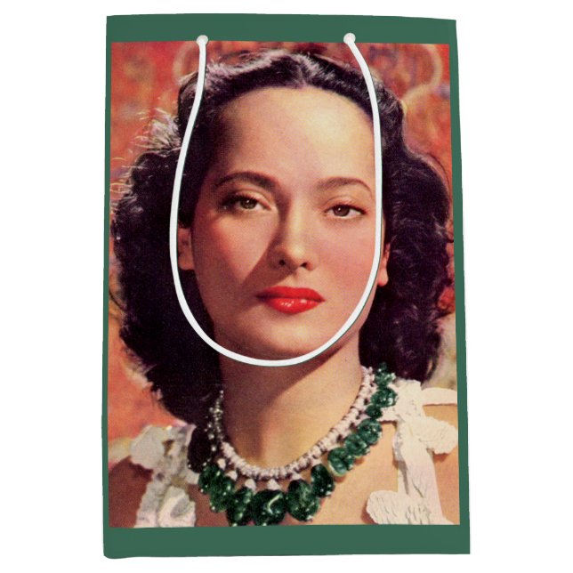 the beauteous Merle Oberon Medium Gift Bag (Front)