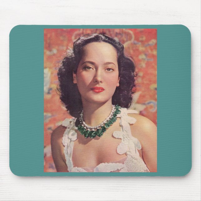 the beauteous Merle Oberon Mouse Pad (Front)