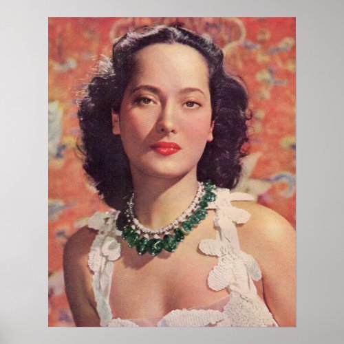 the beauteous Merle Oberon Poster