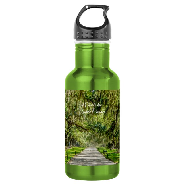 The Beautiful Avenue Of Oaks Water Bottle (Front)