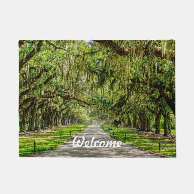 The Beautiful Avenue Of Oaks Welcome Doormat (Front)