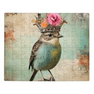 The Beautiful Bird in a Crown Collage