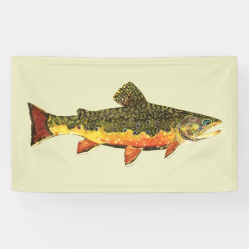 The Beautiful Brook Trout Banner